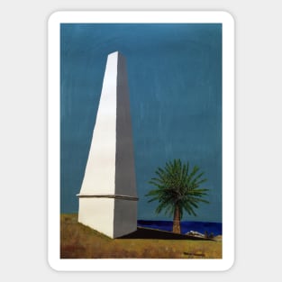 Newcastle Obelisk by Margo Humphries Sticker